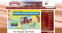 Desktop Screenshot of grandcountycreditunion.com